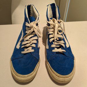 Vans Electric Blue Suede Sk8-Hi Zip